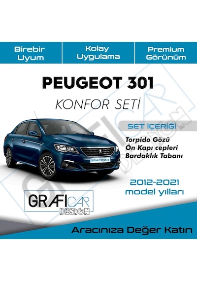 Peugeot 301 - Araç Içi Ses  Kumaş Kaplama-Konfor Seti