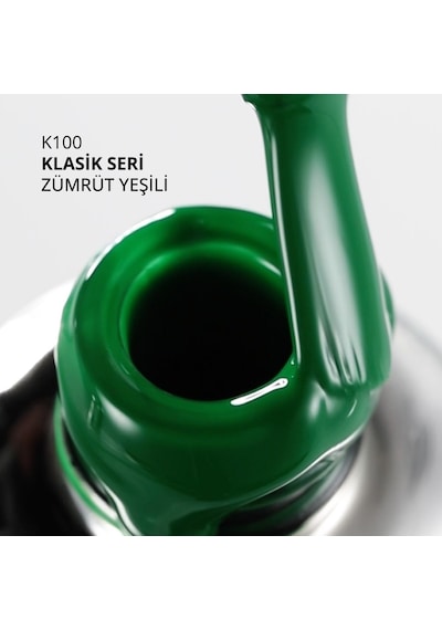 Kalıcı Oje K100, Zümrüt Yeşili, 10 Ml