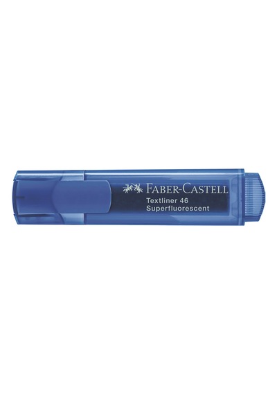 Faber-castell Fosforlu Kalem 1546 Şeffaf Gövde Mavi 5030154652000