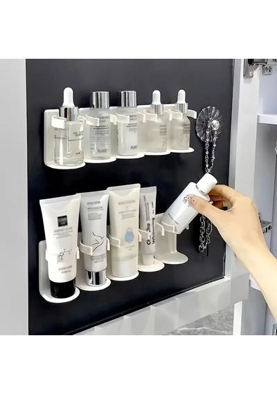 Yapışkanlı Çok Amaçlı Duvar Rafı Baharatlık Sabunluk Ve Fırçalık Organizer Diğer