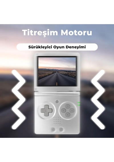 Rg35xxsp Katlanabilir Retro El Oyun Konsolu 64 Gb Gümüş - 3.5 İnç Oca Ips Ekran H700 İşlemci 5g Wi-fi Hdmı Bluetooth Psp, Ps1, Nds Destekli