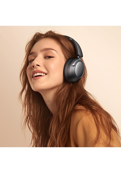 Hp-1400 T01 Series Anc Bluetooth Kulak Üstü Kulaklık Siyah