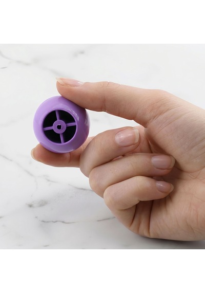 Sert Plastik Düğme Yuvarlak Top Lila Dolap Mobilya Mutfak Dolabı Çekmece Kulbu Kulpu Kulplar