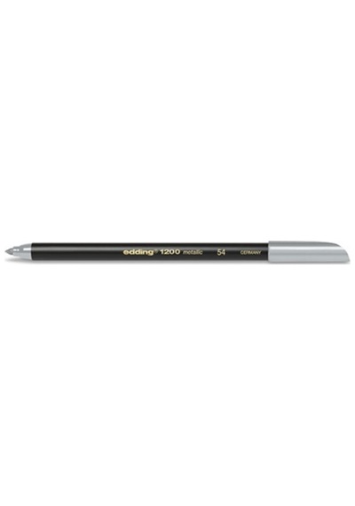 1200 Keçeli Kalem Metalik Gümüş 54