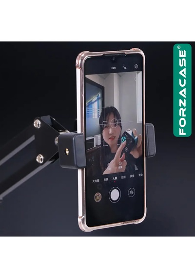 Forzacase Masaüstü 360 Derece Ayarlanabilir Akrobatik Telefon Tutucu Stand - Fc1131 Siyah