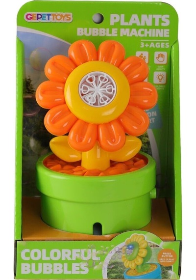 P82308 Işıklı Baloncuk Çıkaran Saksılı Çiçek
