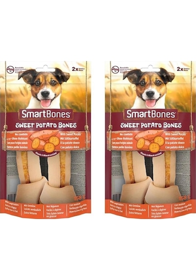 Smartbones Tavuklu Ve Tatlı Patatesli Medium Kemik 2 Li 128 Gr. X 2 Adet