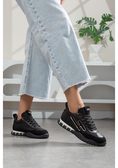Valenza Paraşüt Ortopedik Sneaker Siyah