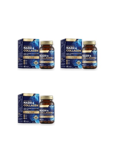 Nutraxin Nadh Ve Collagen 60 Tablet 3 Lü Set