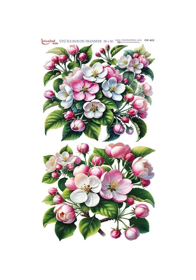 Ütü İle Rub On Transfer Kağıdı 30x50cm Ck422