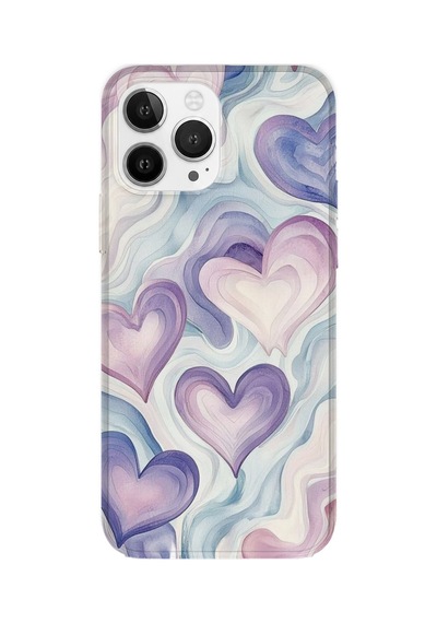 İphone 12 Pro Max Uyumlu Baskılı Şeffaf Telefon Kılıfı Koleksiyon: Pastelbloom Soft Series 3