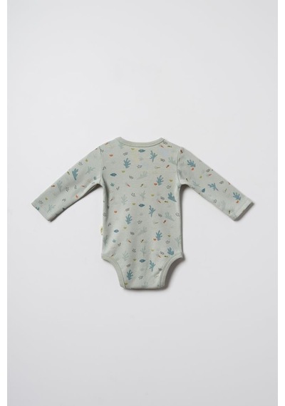 Babycosy Organic Wear Bebek 2li Uzun Kollu Badi %100 Organik Pamuk, Bebek Ve Yenidoğan Serisi - Csy8202 Cream