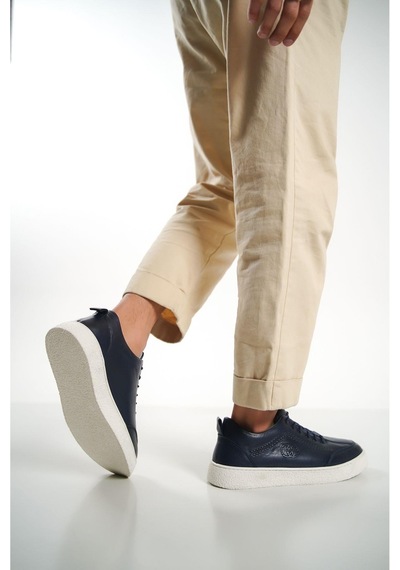 Mubiano Hakiki Deri 4500-lcv Lacivert Erkek Spor Ayakkabı & Sneaker Lacivert