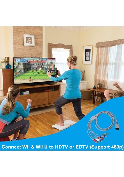Wii U Multi Out 5rca 480p Hd Ses Video Kablosu 6 Ayaklar İçin Wii İçin Bileşen Kablosu Belirtilmemiş 90678645