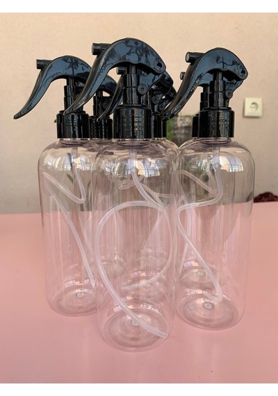 1 Adet Parfüm,kolonya,dezenfekten,ve Deterjan Için Boş Fısfıs Sprey Şişe 400 Ml Şeffaf 8 X 14 Cm Tek