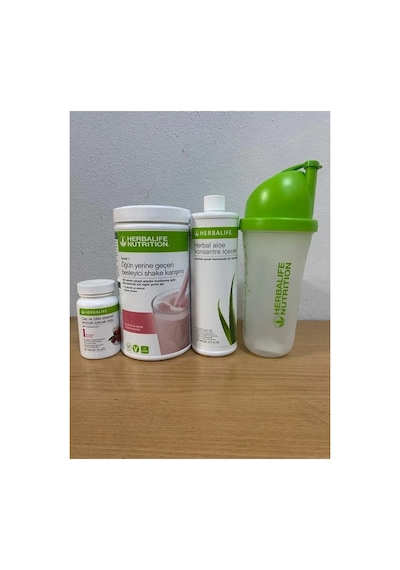 Herbalife Başlangıç Seti Shake Ahududu-50 Gr Çay Klask Aloe Konsantre Içecek Shaker