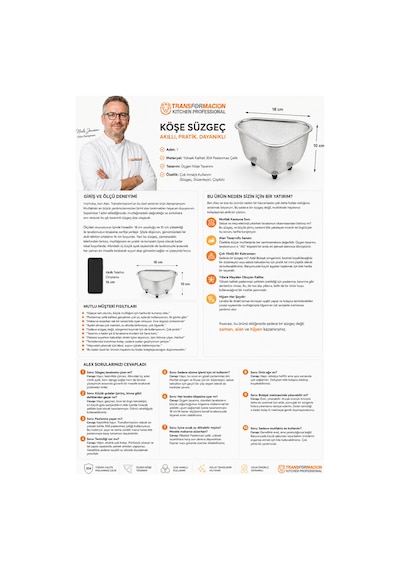 Lavabo Süzgeci -lavabo Çöplüğü - Lavabo İçi Çöp Süzgeci 304 Paslanmaz Çelik 721845 Diğer