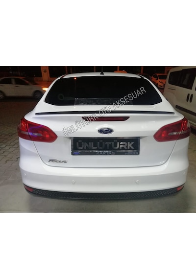 OtoÇizgi Ford Focus 3 - 3.5 - 4 Bagaj Üstü Spoiler Spoyler Piano Black OtoÇizgi