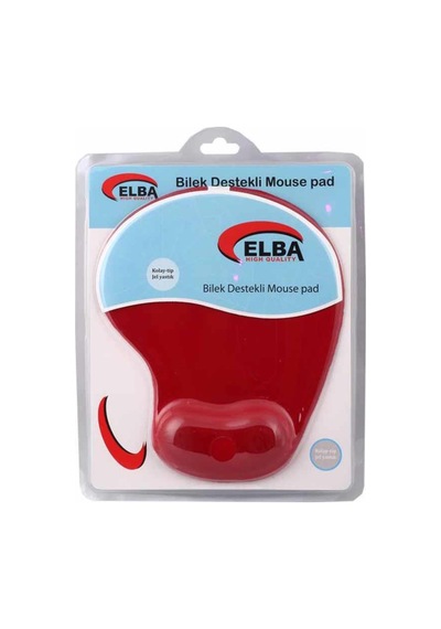 Elba K06152 Kırmızı Bileklikli Jel Mousepad