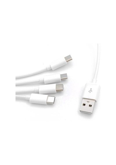 4768 4 İn 1 Usb Tip-c Şarj Kablosu Çoklayıcı 1 Metre