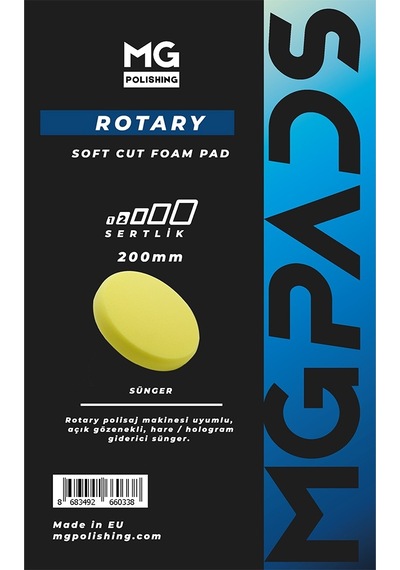 Mg Pads Rotary Hare/hologram Giderici Cila Süngeri Sarı - 200 M