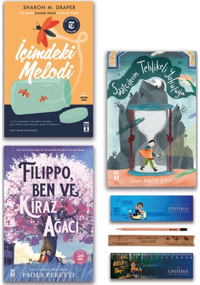 Genç Timaş Saatçilerin Tehlikeli Yolculuğu - Filippo Ben Ve Kiraz Ağacı - İçimdeki Melodi Set 3 Kitap