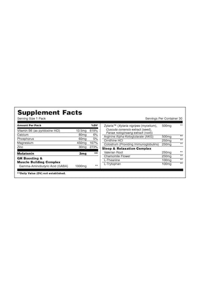 Universal Animal Pm 30 Packs - Sleep + Repair Recovery + Valerian