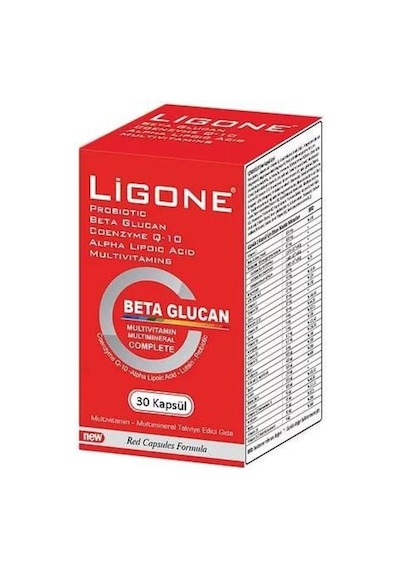 Ligone Beta-Glucan Probiotic Multivitamin 30