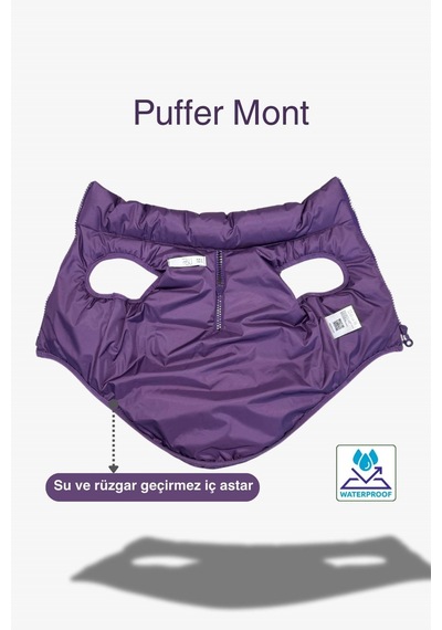 Küçük Ve Orta Irk Köpek Montu, Salya Store Köpek Kıyafeti Şişme Köpek Mont