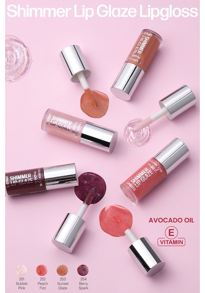 Mood Mood Shimmer Lip Glaze Işıltılı Dudak Parlatıcısı 251 Bubble Pink