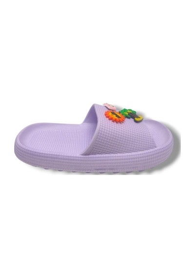 Kebss K300-25 Palmiye Eva Kız Çocuk Terlik 25-30 Mor