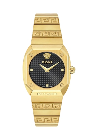 Versace Vrscve9e00524 Kadın Kol Saati Altın - Siyah