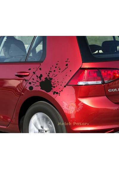 Çamur Sıçrama Araba Sticker, Çıkartma