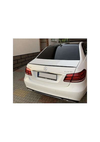 Mercedes W212 E Serisi 2009-2016 Bagaj Spoileri Abs Piano Black Bagaj Üstü Spoiler