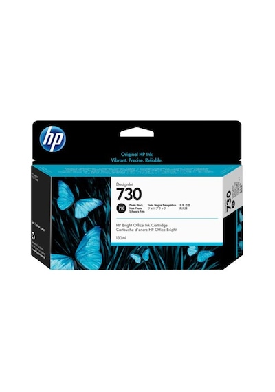 Hp 730 Photo Black Foto Siyah 130 Ml Plotter Kartuşu P2V67A