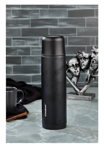 Ckr2021 Cooker Paslanmaz Çelik Trend Termos 500 Ml Siyah Renk