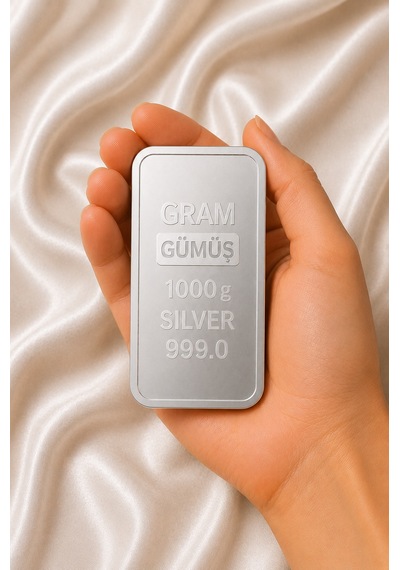 1000 Gram Külçe Gümüş Yatırımlık Gümüş