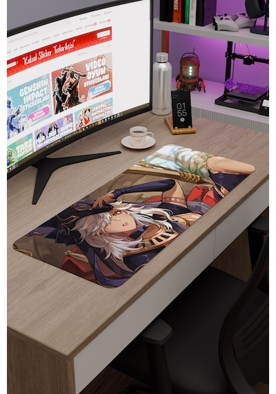Cyno Genshin Impact Anime Gacha V1 - 70x30 Xl Gaming Mouse Pad Fare Altlığı