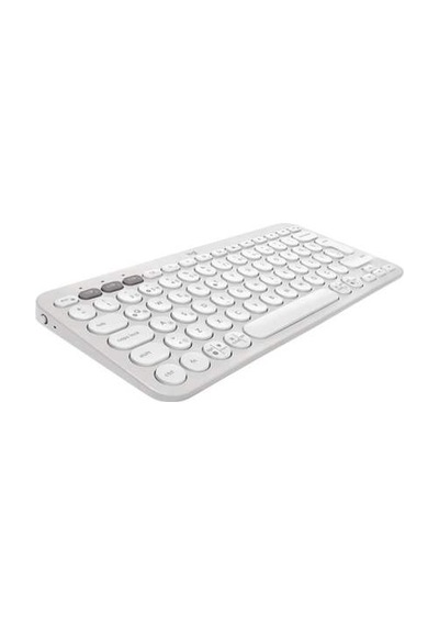 Logitech K380s Çakıl Tuşlu Bluetooth Klavye Beyaz