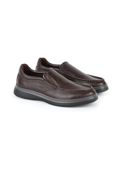 Lbr H1065 Erkek Deri Casual Ayakkabı Khv-gri