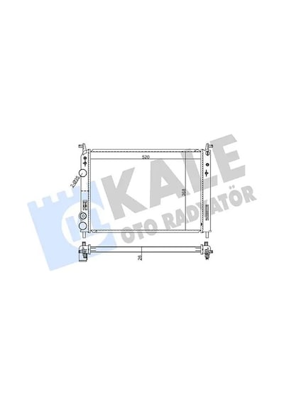 Fiat Albea Motor Radyatoru 1.4 2006-2012 Kale 355620