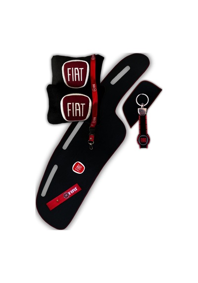 Fiat Tipo Tempra Torpido Kaplama Halısı & 2'li Seyahat Boyun Yastığı & Aksesuar Seti