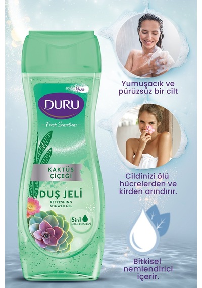 Duş Jeli Kaktüs Çiçeği 450ml X 3 Adet Diğer