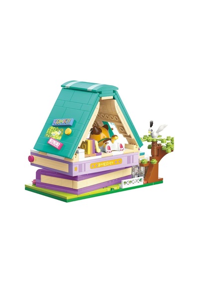 Kp28018 Keeppley Lovely Street - Calico Cat Comic House 324 Parça Yapım Seti