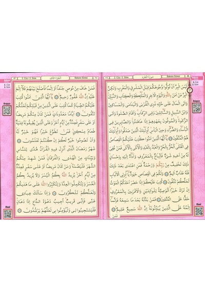 Bilgisayar Hatlı - Kolay Okunabilen - Pembe Gül Desenli - Rahle B
