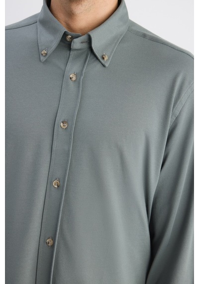 D'S Damat Ds Damat Comfort Haki Oxford Gömlek 6hc02g811304m Çok Renkli