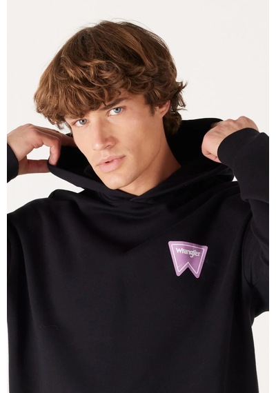 Wrangler Erkek Sweat W232574001 Siyah