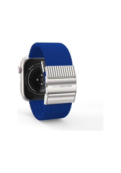 Watch 10 46mm Amazingthing Titan Weave Örgü Sport Kordon Mavi