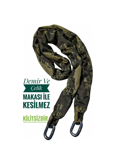 Strong Grade 10 Mm 1 Metre 80 Cm Kesilmez Motorsiklet Zincir Kilit Motor Kilidi Motorsiklet Kilidi