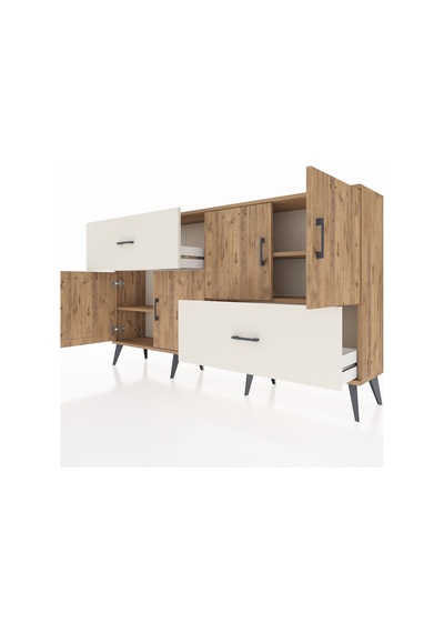 Arges Konsol 3 Raflı 2 Çekmeceli 4 Kapaklı 176x30x99 Çam-çam/ayta Çam-çam/aytaşı Arges Konsol 3 Raflı 2 Çekmeceli 4 Kapaklı 176x30x99 Çam-çam/ayta Çam-çam/aytaşı